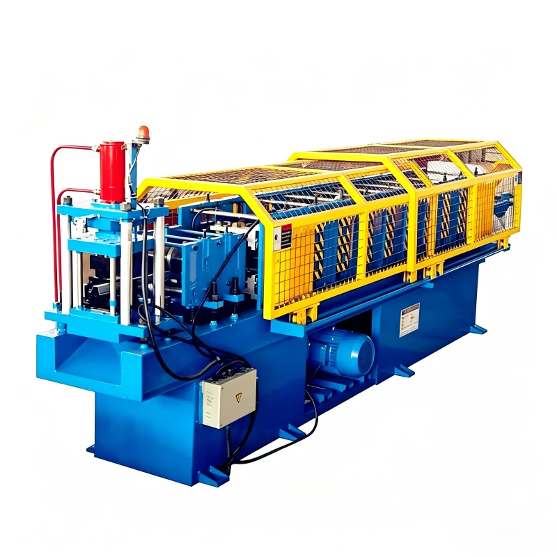 Guarded roll forming machine for drywall stud profile production at our Xiamen production base