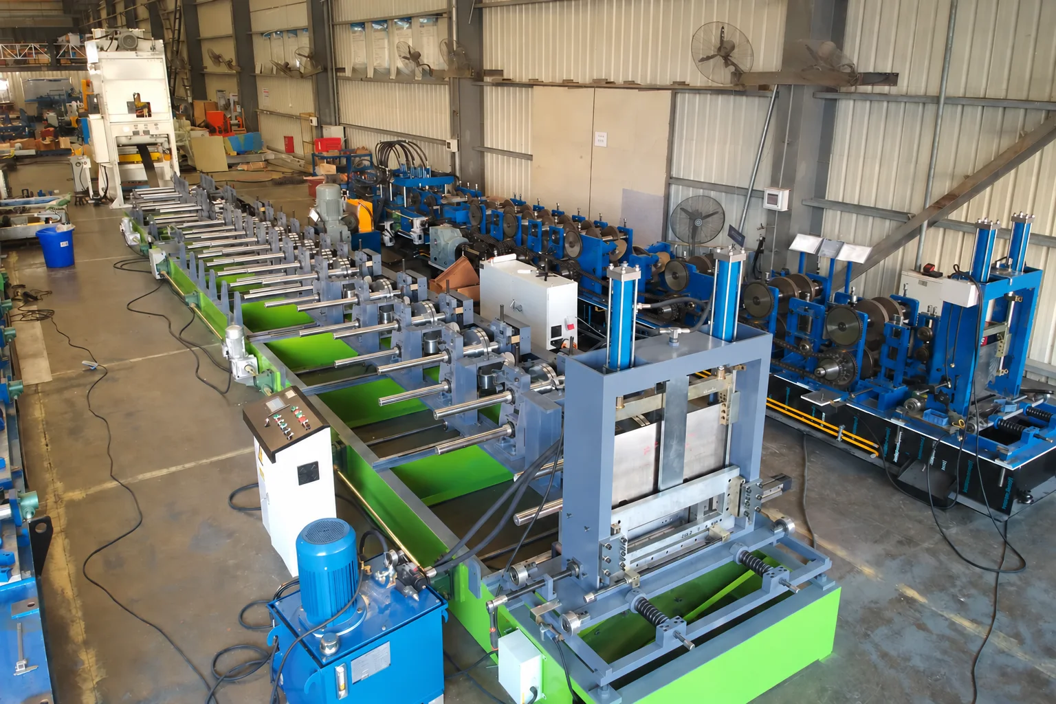 HCT-600 cable-tray line reference in our Xiamen production base