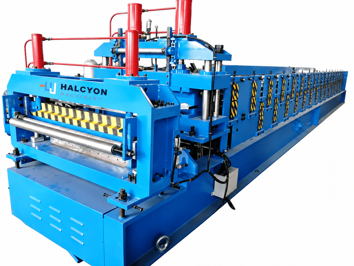 Glazed tile roll forming line