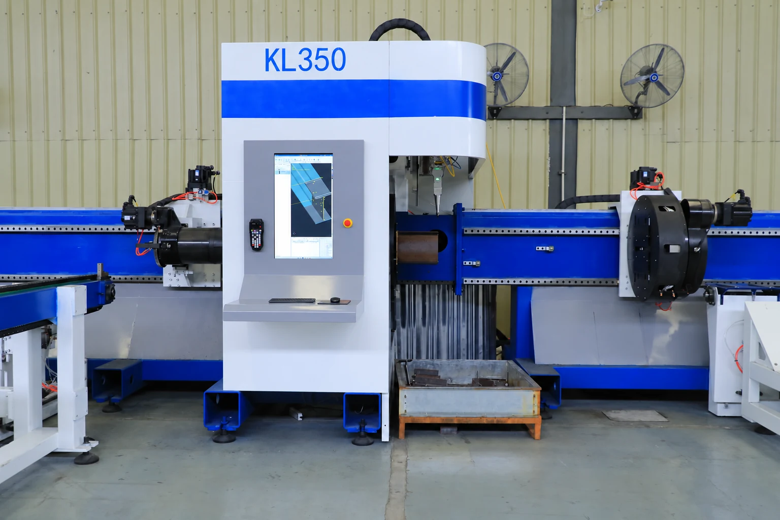 HLC-350 reference tube and profile laser cutting machine