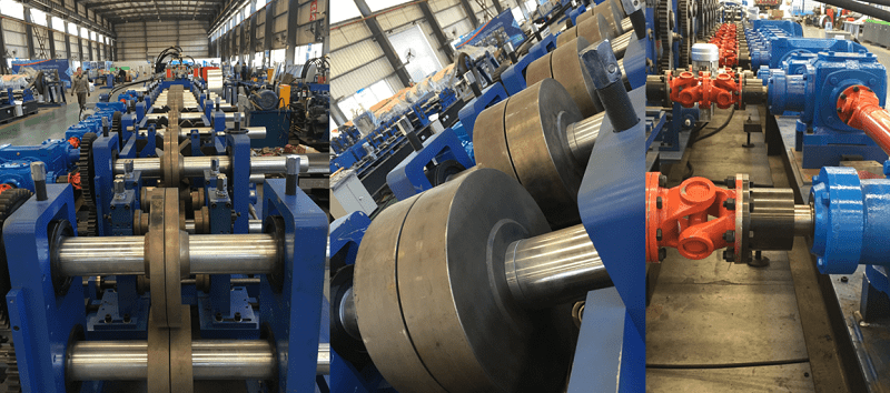 HCZ-450F forming-roll and drive component photos published by our Xiamen production base