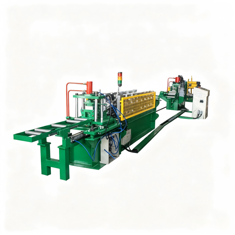 HLA-35 L-shaped edge trim roll forming line, production-base catalogue rendering